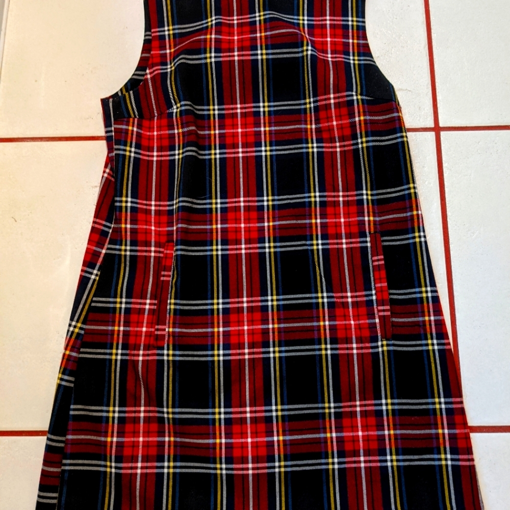 Buffalo Plaid Sheath Dress Size Medium
